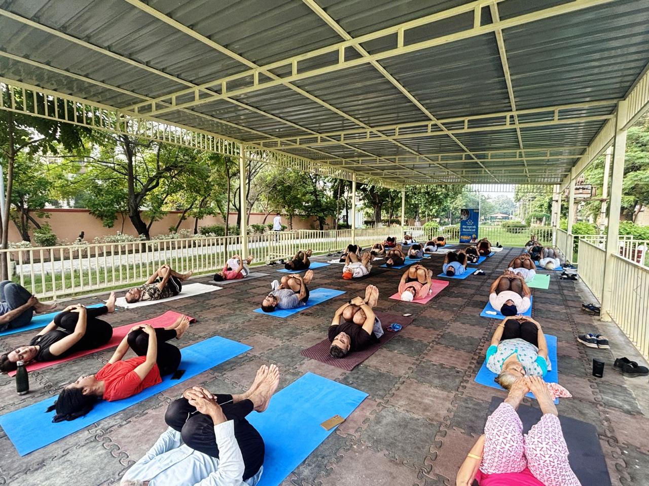 CM Yogashala is attracting all age groups towards it